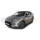 Пороги алюминиевые Rival Black New для Mitsubishi Eclipse Cross 2018-2021